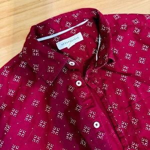 Men’s Patterned Button Up Shirt